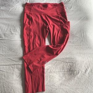 Lululemon - Red Capri/ Crop Legging